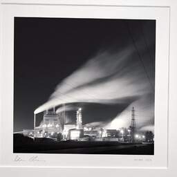 Art and collection photography Denis Olivier, Smurfit Factory, Etude 9, Facture, France. April 2005. Ref-11540 - Denis Olivier Art Photography, original photographic print in limited edition and signed, framed under cardboard mat