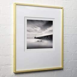 Art and collection photography Denis Olivier, South Breakwater, Aberdeen, Scotland. August 2022. Ref-11588 - Denis Olivier Photography, light wood frame on white wall