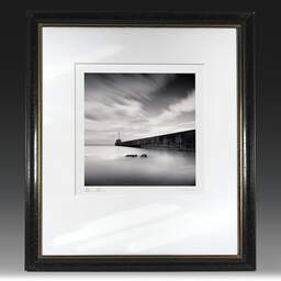 Art and collection photography Denis Olivier, South Breakwater, Aberdeen, Scotland. August 2022. Ref-11588 - Denis Olivier Photography, original fine-art photograph in limited edition and signed in black and gold wood frame