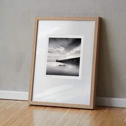 Art and collection photography Denis Olivier, South Breakwater, Aberdeen, Scotland. August 2022. Ref-11588 - Denis Olivier Photography, original fine-art photograph in limited edition and signed in light wood frame