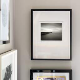 Art and collection photography Denis Olivier, South Breakwater, Etude 2, Aberdeen, Scotland. August 2022. Ref-11612 - Denis Olivier Photography, original fine-art photograph signed in limited edition in a black wooden frame with other images hung on the wall