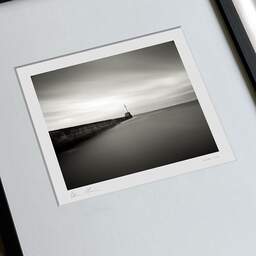 Art and collection photography Denis Olivier, South Breakwater, Etude 2, Aberdeen, Scotland. August 2022. Ref-11612 - Denis Olivier Photography, large original 9 x 9 inches fine-art photograph print in limited edition, framed and signed