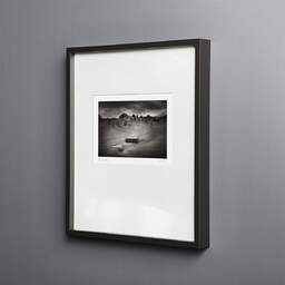 Art and collection photography Denis Olivier, Stranded Driftwoods, Pointe De La Coubre, France. June 2020. Ref-1347 - Denis Olivier Art Photography, black wood frame on gray background