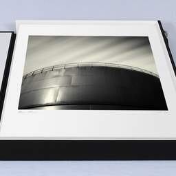 Art and collection photography Denis Olivier, Strorage Tank, Bassens Harbour, France. August 2006. Ref-1017 - Denis Olivier Art Photography, large original 15.7 x 15.7 inches fine-art photograph print in limited edition, Leica M7 film 24x36 camera