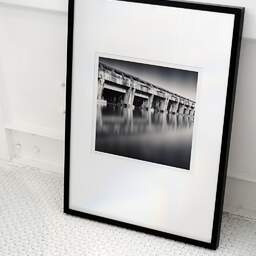 Art and collection photography Denis Olivier, Submarine Base, Etude 1, Bordeaux, France. August 2020. Ref-1416 - Denis Olivier Art Photography, Original photographic art print in limited edition and signed framed in an 27.56