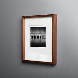 Art and collection photography Denis Olivier, Submarine Base, Saint-Nazaire, France. August 2020. Ref-1352 - Denis Olivier Photography, original fine-art photograph in limited edition and signed in dark wood frame