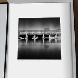 Art and collection photography Denis Olivier, Submarine Base, Saint-Nazaire, France. August 2020. Ref-1352 - Denis Olivier Photography, original photographic print in limited edition and signed, framed under cardboard mat