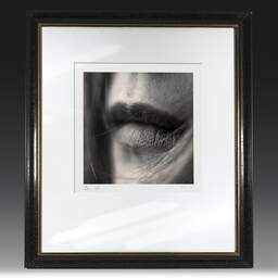 Art and collection photography Denis Olivier, Sweet On Her Lips, Bordeaux, France. April 2005. Ref-580 - Denis Olivier Photography, original fine-art photograph in limited edition and signed in black and gold wood frame