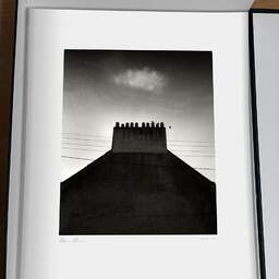 Art and collection photography Denis Olivier, Ten Chimney Pots, Saint-Nazaire, France. November 2022. Ref-11629 - Denis Olivier Photography, original photographic print in limited edition and signed, framed under cardboard mat