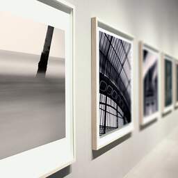 Art and collection photography Denis Olivier, The Dividing Line IV, Wharf, La Salie-south, France. July 2005. Ref-706 - Denis Olivier Art Photography, Large original photographic art print in limited edition and signed during an exhibition