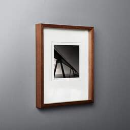 Art and collection photography Denis Olivier, The Dividing Line VII, Wharf, La Salie-south, France. July 2005. Ref-709 - Denis Olivier Photography, original fine-art photograph in limited edition and signed in dark wood frame