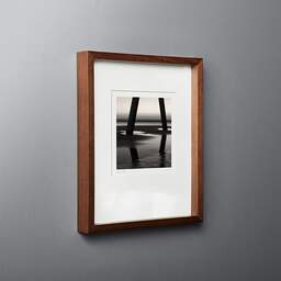 Art and collection photography Denis Olivier, The Dividing Line XI, Wharf, La Salie-south, France. July 2005. Ref-713 - Denis Olivier Photography, original fine-art photograph in limited edition and signed in dark wood frame