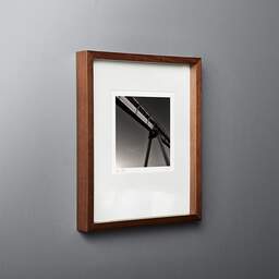 Art and collection photography Denis Olivier, The Dividing Line XIII, Wharf, La Salie-south, France. July 2005. Ref-715 - Denis Olivier Photography, original fine-art photograph in limited edition and signed in dark wood frame