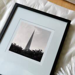 Art and collection photography Denis Olivier, The Spire, Etude 1, Dublin, Ireland. June 2015. Ref-11438 - Denis Olivier Art Photography, reception and unpacking of an original fine-art photograph in limited edition and signed in a black wooden frame
