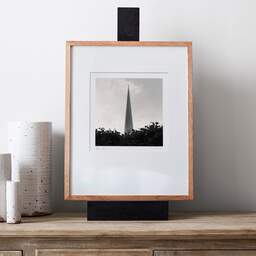 Art and collection photography Denis Olivier, The Spire, Etude 1, Dublin, Ireland. June 2015. Ref-11438 - Denis Olivier Photography, gallery exhibition with black frame