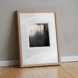 Art and collection photography Denis Olivier, Time Passing By, Royan, France. April 1990. Ref-993 - Denis Olivier Photography, original fine-art photograph in limited edition and signed in light wood frame