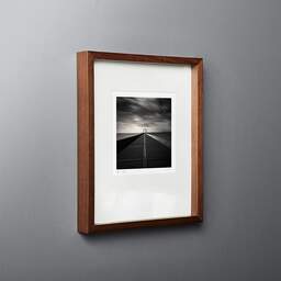 Art and collection photography Denis Olivier, To The Gate, Hourtin, France. January 2007. Ref-1070 - Denis Olivier Photography, original fine-art photograph in limited edition and signed in dark wood frame