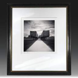 Art and collection photography Denis Olivier, Trees Alley, Château De Chambord Garden, France. August 2021. Ref-11484 - Denis Olivier Photography, original fine-art photograph in limited edition and signed in black and gold wood frame