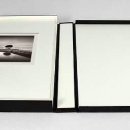 Art and collection photography Denis Olivier, Trees On Pier, Etude 2, Lake Maggiore, Italy. August 2014. Ref-11608 - Denis Olivier Art Photography, photograph with matte folding in a luxury book presentation box