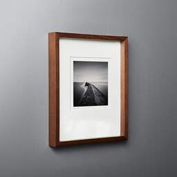 Art and collection photography Denis Olivier, Tréhic Pier, Etude 2, Le Croisic, France. May 2021. Ref-11470 - Denis Olivier Art Photography, original fine-art photograph in limited edition and signed in dark wood frame