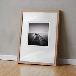Art and collection photography Denis Olivier, Tréhic Pier, Etude 2, Le Croisic, France. May 2021. Ref-11470 - Denis Olivier Photography, original fine-art photograph in limited edition and signed in light wood frame