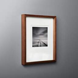 Art and collection photography Denis Olivier, Tréhic Pier, Etude 3, Le Croisic, France. April 2022. Ref-11555 - Denis Olivier Photography, original fine-art photograph in limited edition and signed in dark wood frame