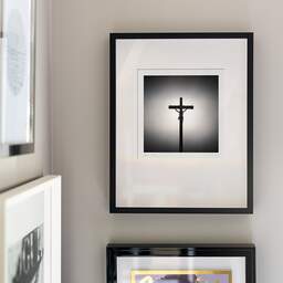 Art and collection photography Denis Olivier, Trémelu Calvary, La Madeleine, France. August 2020. Ref-1414 - Denis Olivier Photography, original fine-art photograph signed in limited edition in a black wooden frame with other images hung on the wall
