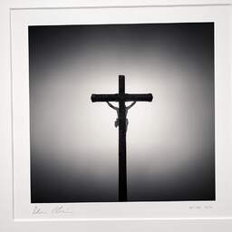 Art and collection photography Denis Olivier, Trémelu Calvary, La Madeleine, France. August 2020. Ref-1414 - Denis Olivier Photography, original photographic print in limited edition and signed, framed under cardboard mat