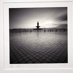 Art and collection photography Denis Olivier, Trois Grâces Fountain, Place De La Bourse, Bordeaux, France. January 2007. Ref-1066 - Denis Olivier Photography, original photographic print in limited edition and signed, framed under cardboard mat