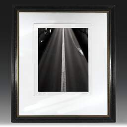 Art and collection photography Denis Olivier, Tunnel Entrance, Saint-Genès, Bordeaux, France. November 2022. Ref-11623 - Denis Olivier Art Photography, original fine-art photograph in limited edition and signed in black and gold wood frame