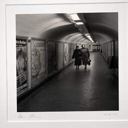 Art and collection photography Denis Olivier, Tunnel Of Life, Metro, Paris, France. February 2005. Ref-566 - Denis Olivier Photography, original photographic print in limited edition and signed, framed under cardboard mat