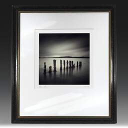 Art and collection photography Denis Olivier, Twelve Poles, Bunchrew House, Beauly Firth, Scotland. April 2006. Ref-956 - Denis Olivier Art Photography, original fine-art photograph in limited edition and signed in black and gold wood frame