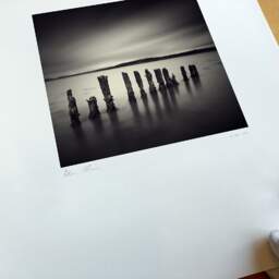Art and collection photography Denis Olivier, Twelve Poles, Bunchrew House, Beauly Firth, Scotland. April 2006. Ref-956 - Denis Olivier Art Photography, original fine-art photograph print in limited edition and signed