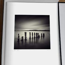 Art and collection photography Denis Olivier, Twelve Poles, Bunchrew House, Beauly Firth, Scotland. April 2006. Ref-956 - Denis Olivier Art Photography, original photographic print in limited edition and signed, framed under cardboard mat