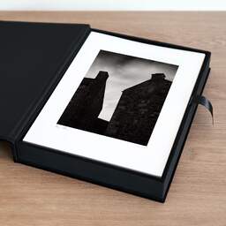 Art and collection photography Denis Olivier, Two Chimneys, Edinburgh, Scotland. August 2022. Ref-11616 - Denis Olivier Art Photography, large original 15.7 x 15.7 inches fine-art photograph print in limited edition, Leica M7 film 24x36 camera