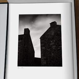 Art and collection photography Denis Olivier, Two Chimneys, Edinburgh, Scotland. August 2022. Ref-11616 - Denis Olivier Art Photography, original photographic print in limited edition and signed, framed under cardboard mat