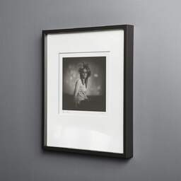 Art and collection photography Denis Olivier, Untitled. December 2009. Ref-1230 - Denis Olivier Photography, black wood frame on gray background