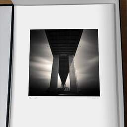 Art and collection photography Denis Olivier, Vasco Da Gama Bridge, Etude 2, Lisbon, Portugal. May 2007. Ref-1091 - Denis Olivier Art Photography, original photographic print in limited edition and signed, framed under cardboard mat