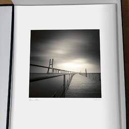 Art and collection photography Denis Olivier, Vasco Da Gama Bridge, Lisbon, Portugal. May 2007. Ref-1087 - Denis Olivier Photography, original photographic print in limited edition and signed, framed under cardboard mat