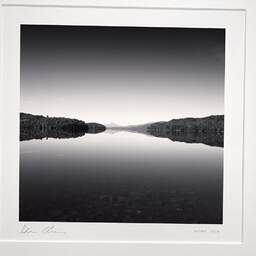 Art and collection photography Denis Olivier, Water Mirror, Loch Garry, Scotland. August 2022. Ref-11579 - Denis Olivier Photography, original photographic print in limited edition and signed, framed under cardboard mat