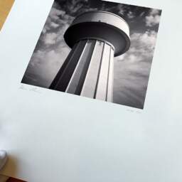 Art and collection photography Denis Olivier, Water Tower, Haut-Brion, Pessac, France. October 2022. Ref-11598 - Denis Olivier Photography, original fine-art photograph print in limited edition and signed