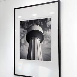 Art and collection photography Denis Olivier, Water Tower, Haut-Brion, Pessac, France. October 2022. Ref-11598 - Denis Olivier Art Photography, Exhibition of a large original photographic art print in limited edition and signed