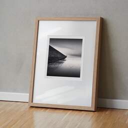 Art and collection photography Denis Olivier, West Jetty, Etude 2, Saint-Nazaire, France. November 2021. Ref-11553 - Denis Olivier Photography, original fine-art photograph in limited edition and signed in light wood frame
