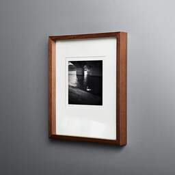 Art and collection photography Denis Olivier, White Swan, Iéna Bridge, Paris, France. August 2021. Ref-11486 - Denis Olivier Photography, original fine-art photograph in limited edition and signed in dark wood frame