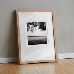 Art and collection photography Denis Olivier, Windy Fields, Le Croisic, France. April 2022. Ref-11556 - Denis Olivier Art Photography, original fine-art photograph in limited edition and signed in light wood frame