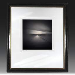 Art and collection photography Denis Olivier, Wooden Pier, Karlskrona, Sweden. October 2008. Ref-1198 - Denis Olivier Art Photography, original fine-art photograph in limited edition and signed in black and gold wood frame